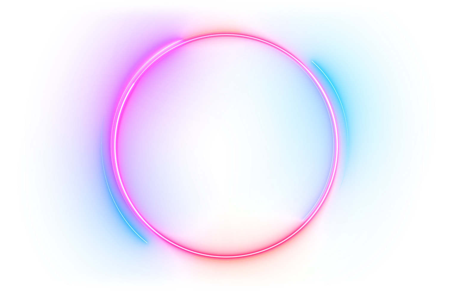 Abstract frame futuristic bright glowing neon laser line twirl curve circle. png