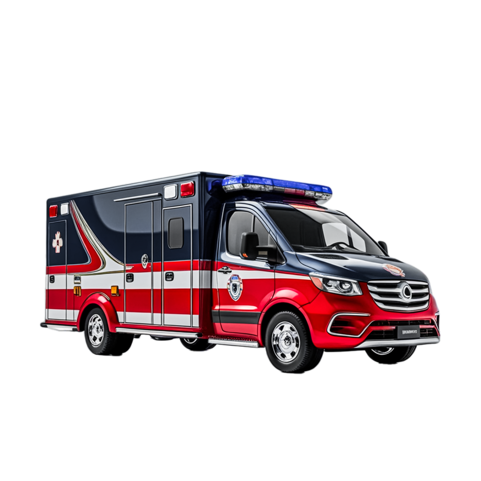 3d ambulance car png