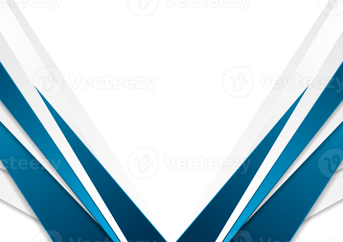 A blue and white logo with a v shape png
