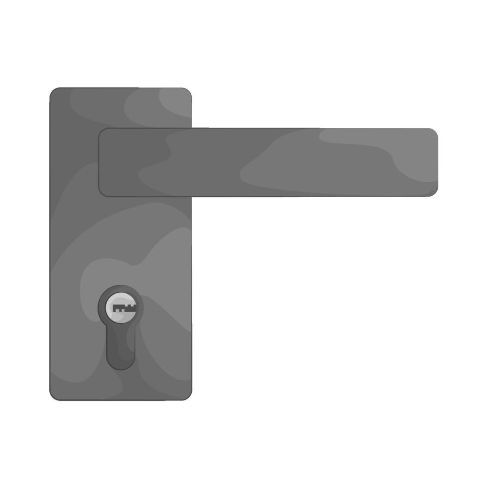 Illustration of door lock vector