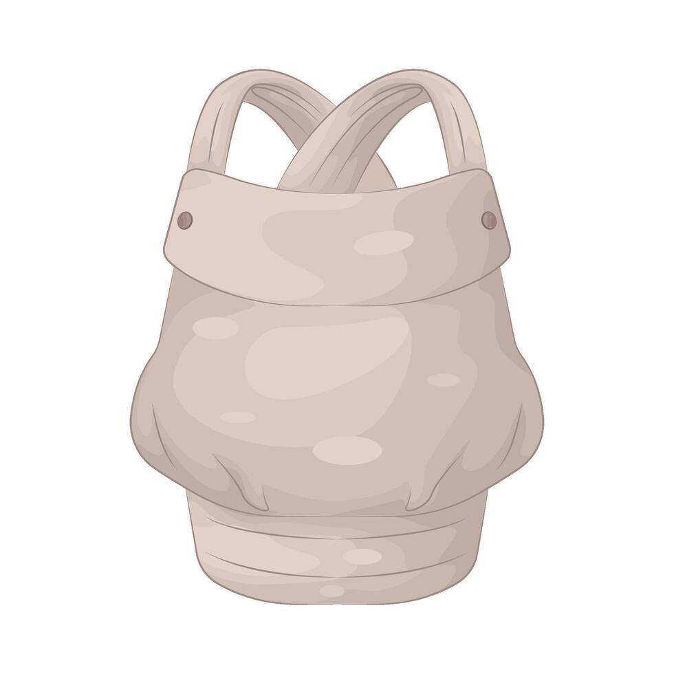 Illustration of baby carrier vector