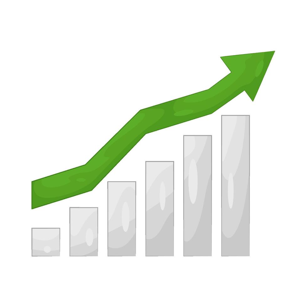 Illustration of Growth Chart vector