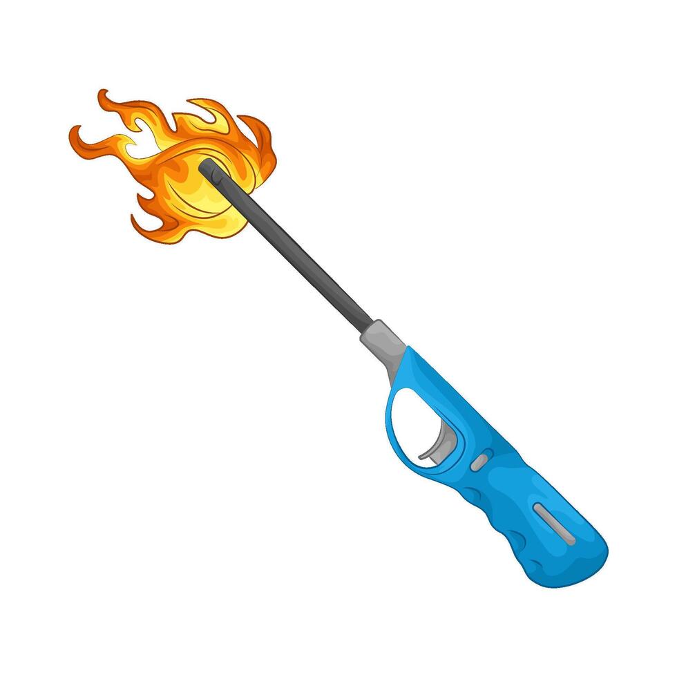 lighter gas is blue vector