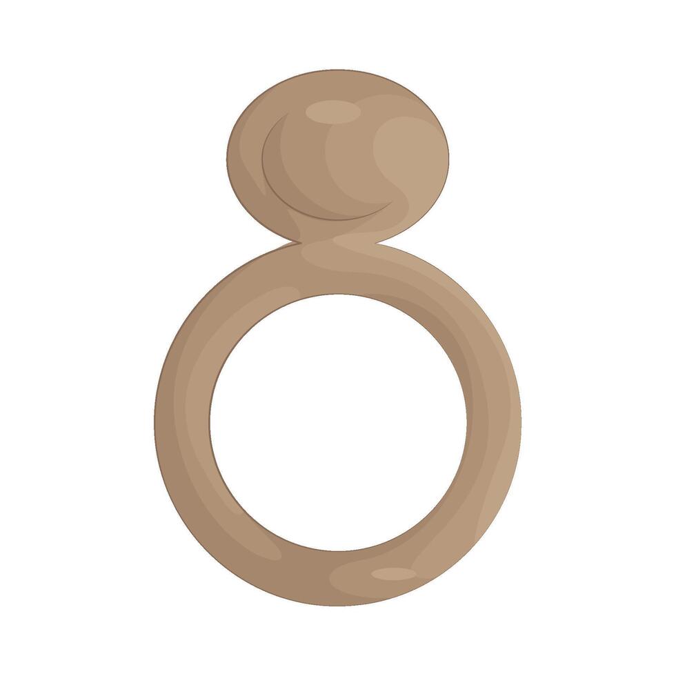 Illustration of Teething Ring vector
