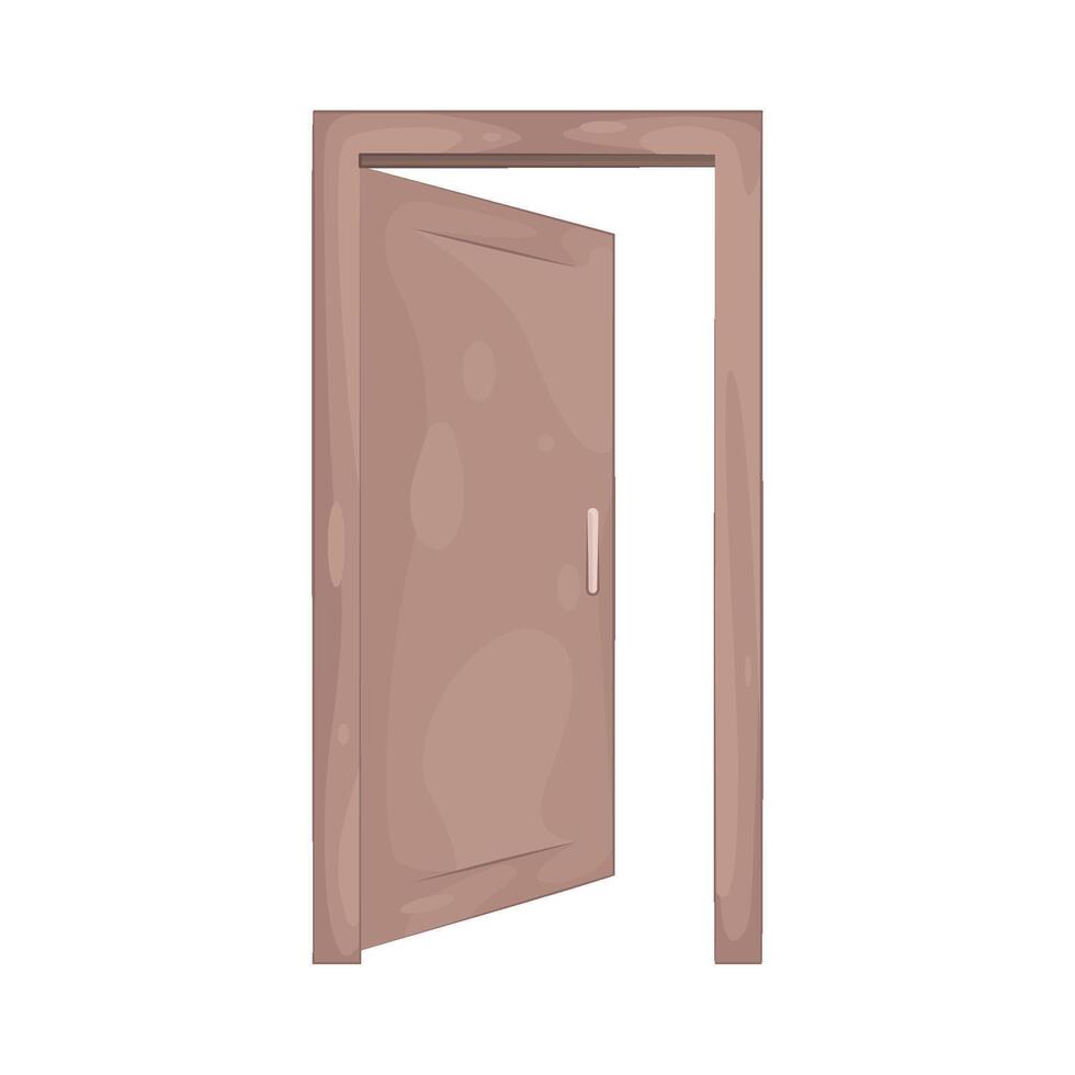 Illustration of Open Door vector