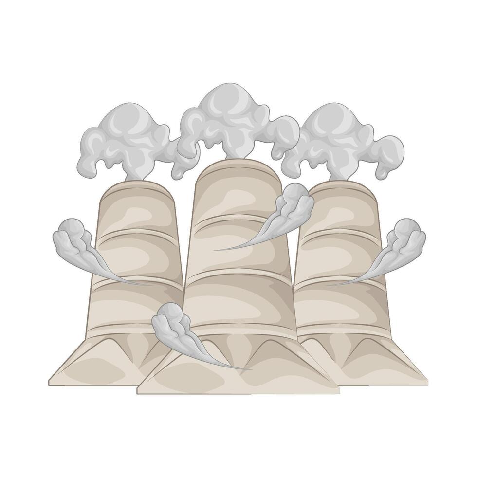 dangerous nuclear power plants vector