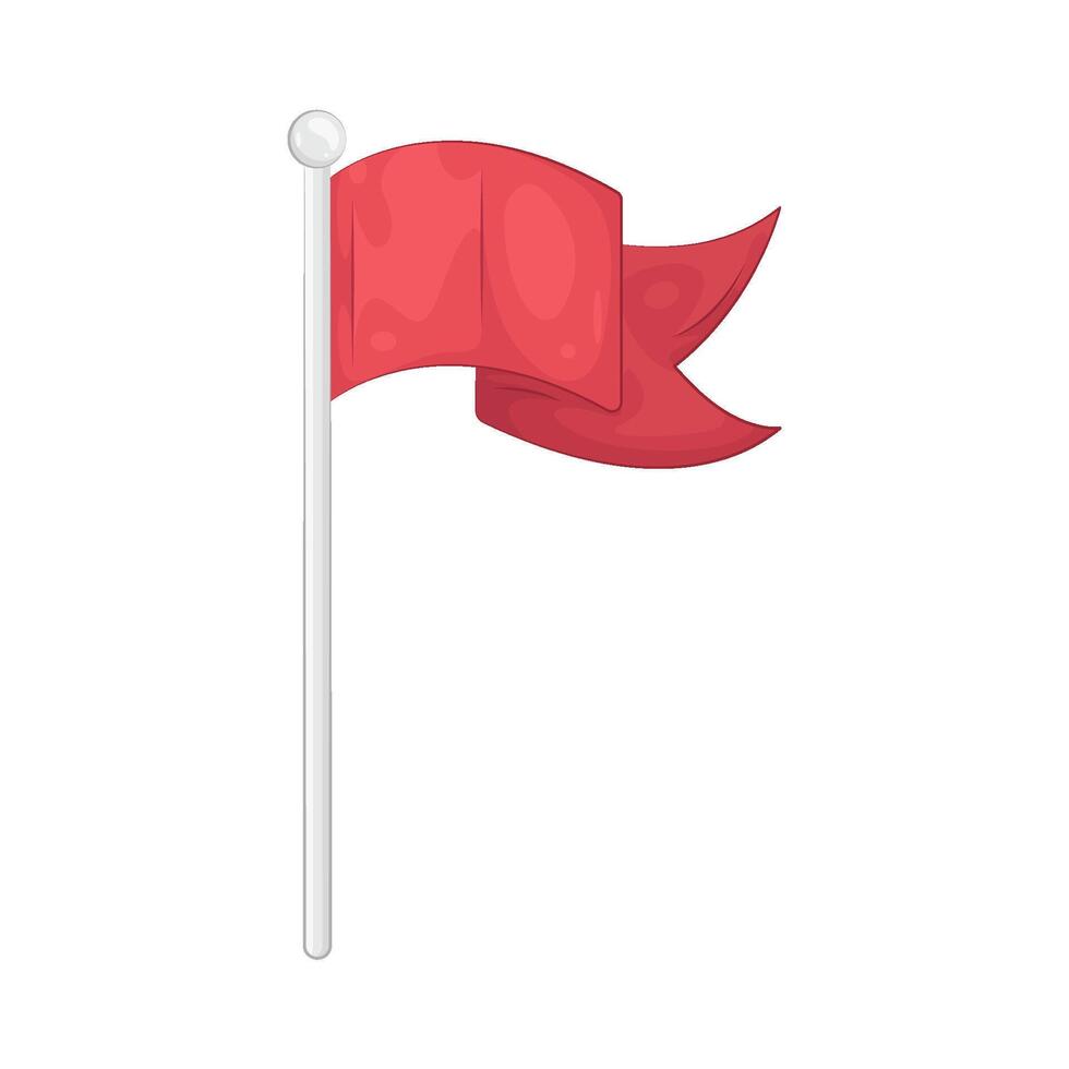 Illustration of Waving Flag vector