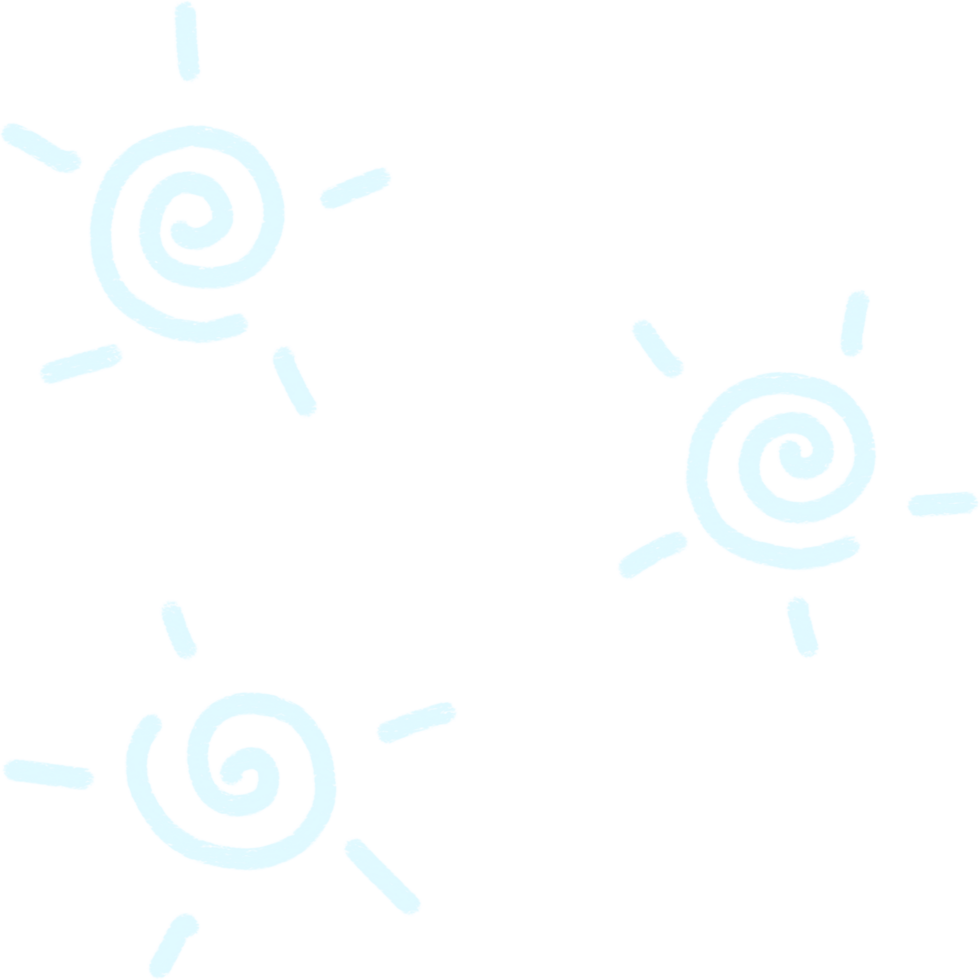 Blue elements for docaration png