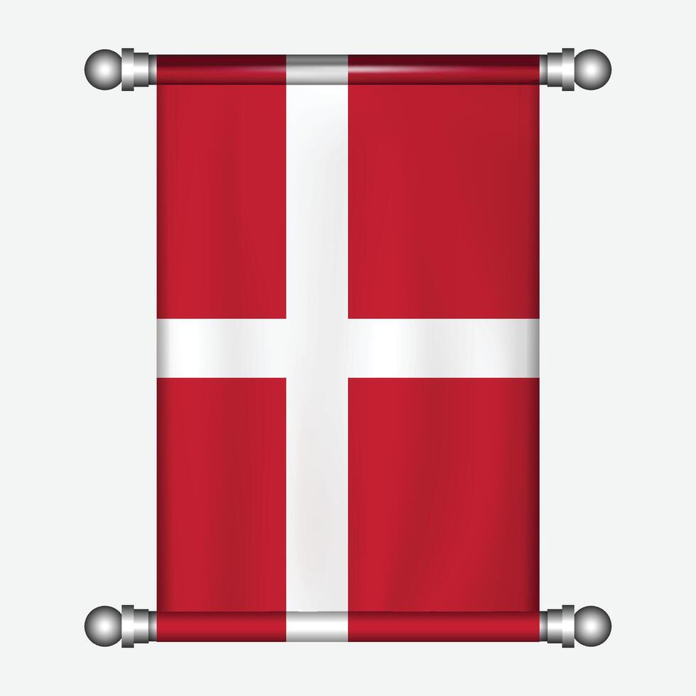 Denmark flag, , transparent vector