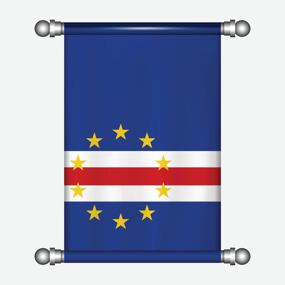 Flag of cape verde island flag of cape verde island, transparent download vector