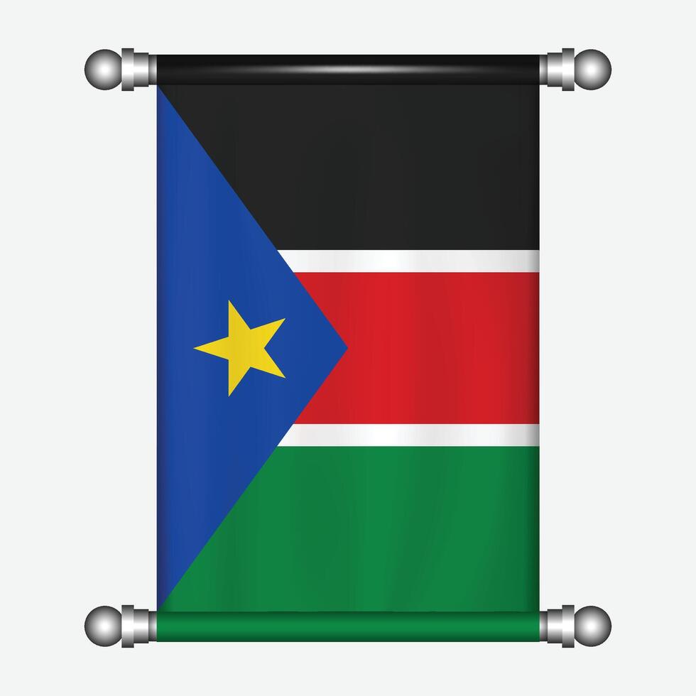 South sudan flag vector