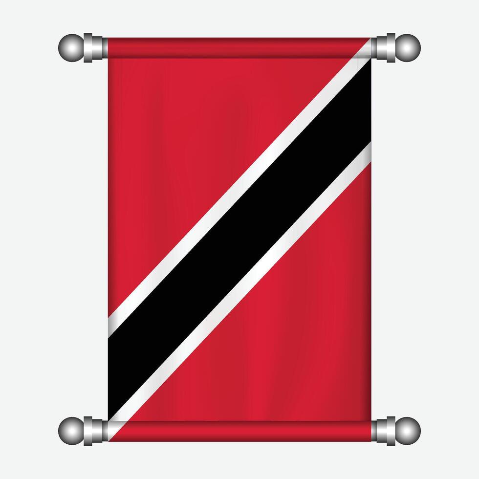 Trinidad flag, transparent vector