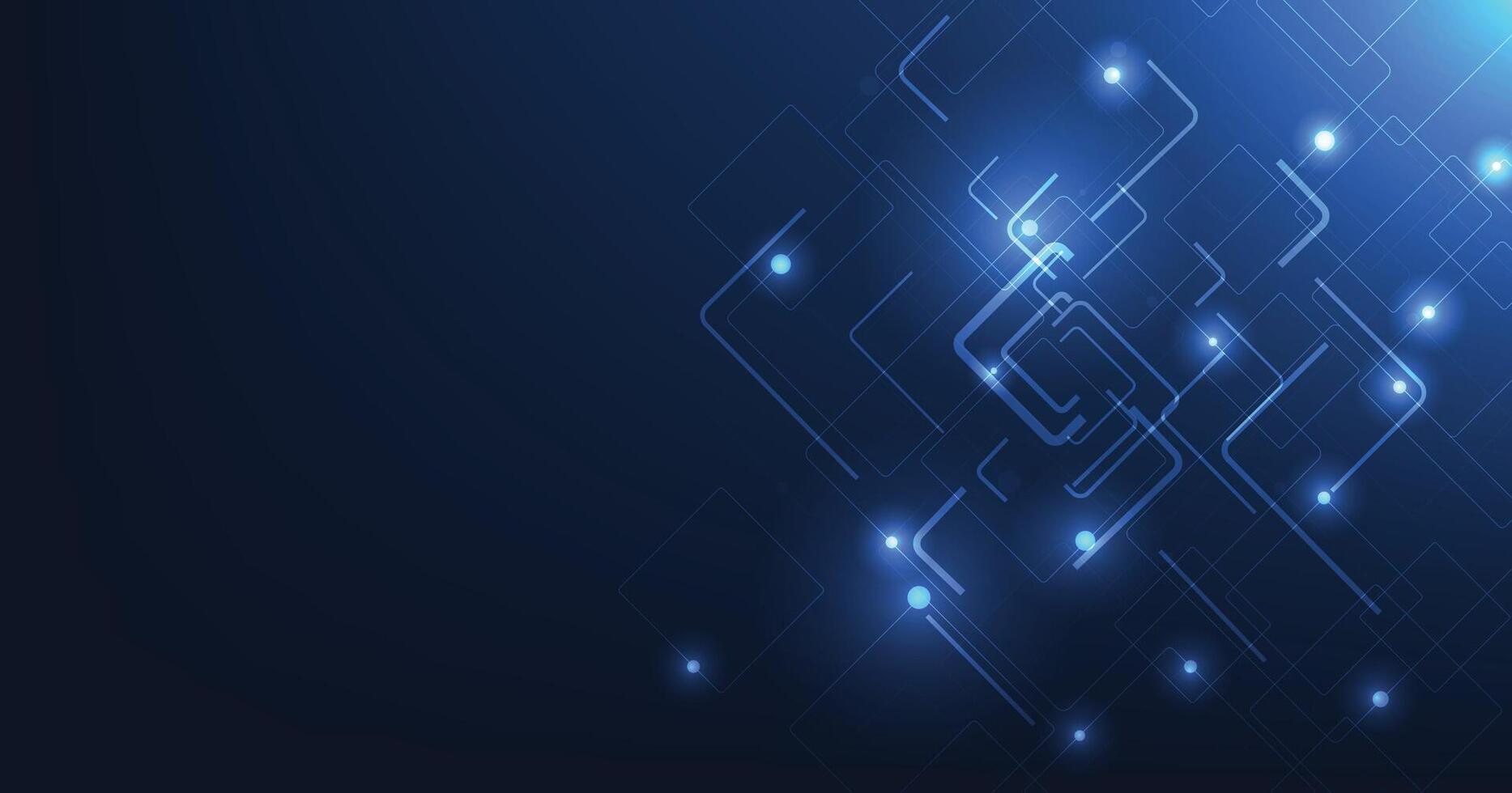 Technology square diagram concept. vector