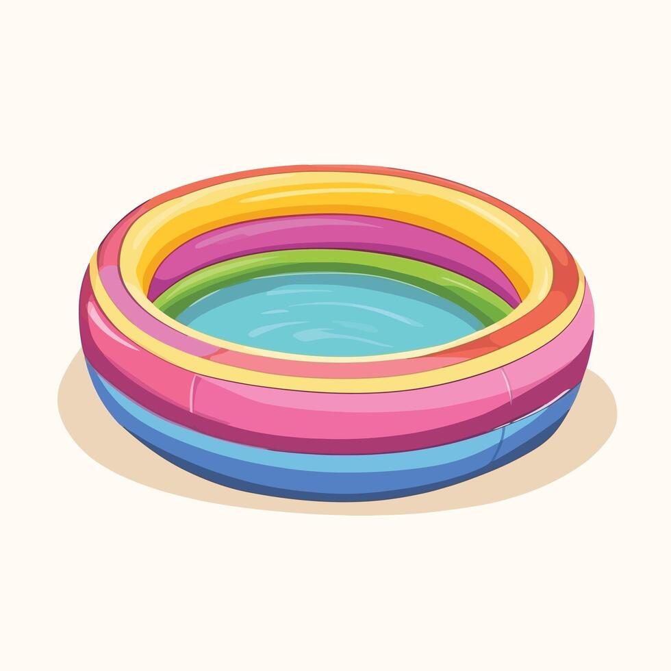 Compact Pool Design for Easy Setup and Use vector
