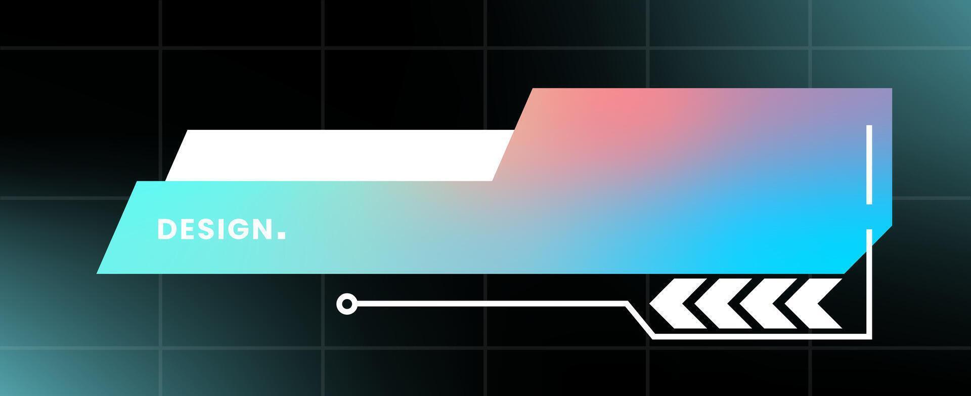 Modern pop up window illustration. Futuristic pop up interface. vector