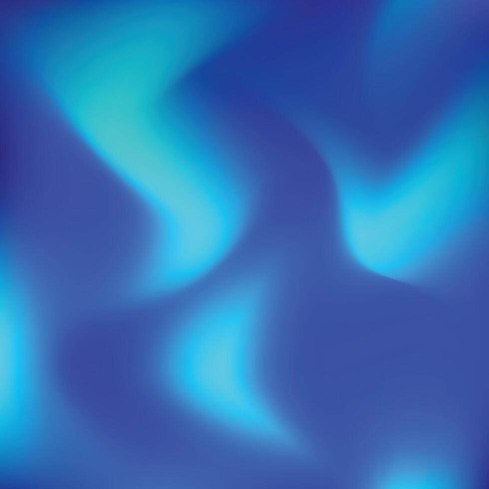Abstract gradient background with smooth flowing in vibrant blue and turquoise color. Modern design, technology, and abstract. vector