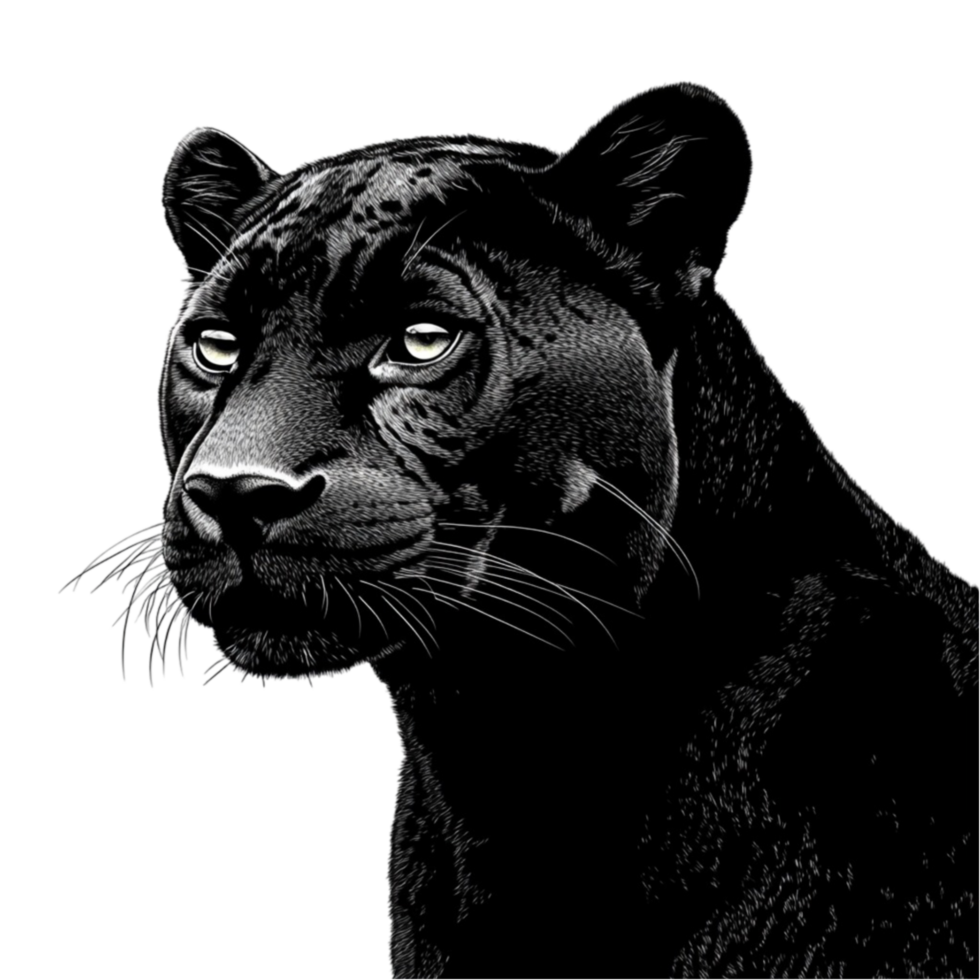 Roaring Panther Transparent Background png