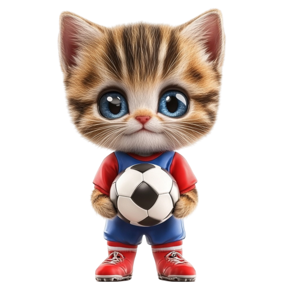 Orange Kitten Close-Up On Transparent Background png