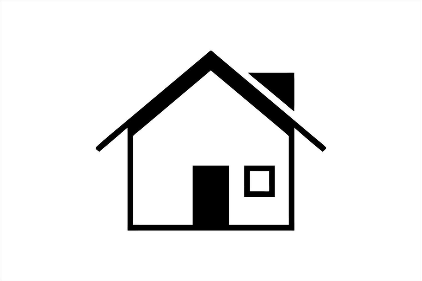 house graphic element , house icon logo, home logo art illustration vector