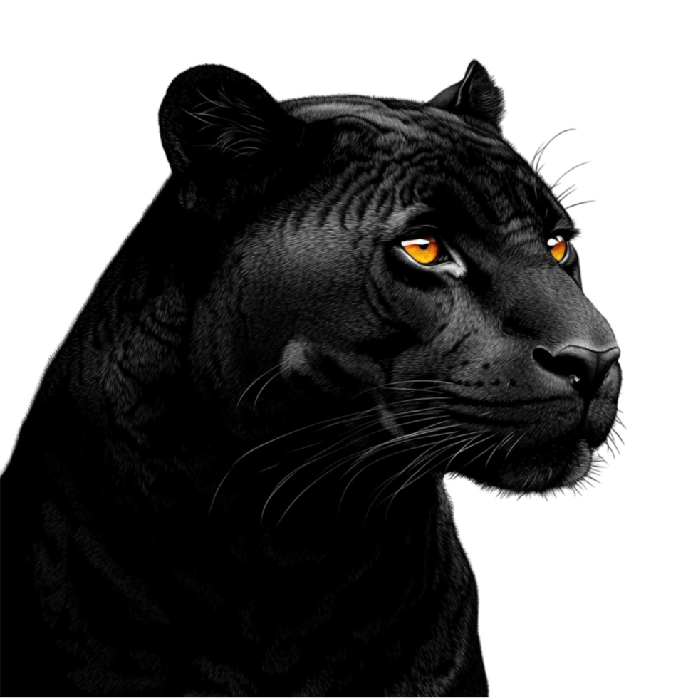 Panther Growling Transparent Background png