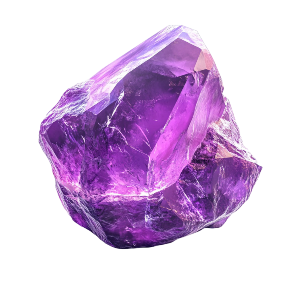 Purple Crystal Cluster Transparent Background png