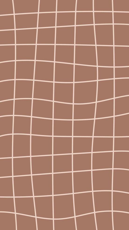 Mocha Mousse Checkered Background vector