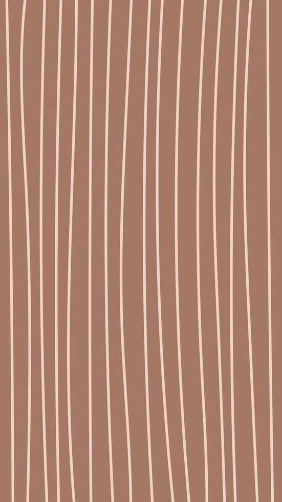 Modern minimal brown background with vertical stripes vector