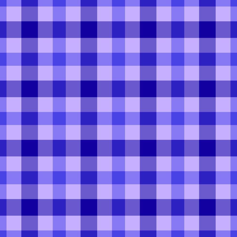 Colorful fabric textile seamless, diwali tartan plaid texture. Diagonal check pattern background in indigo and slate blue colors. vector
