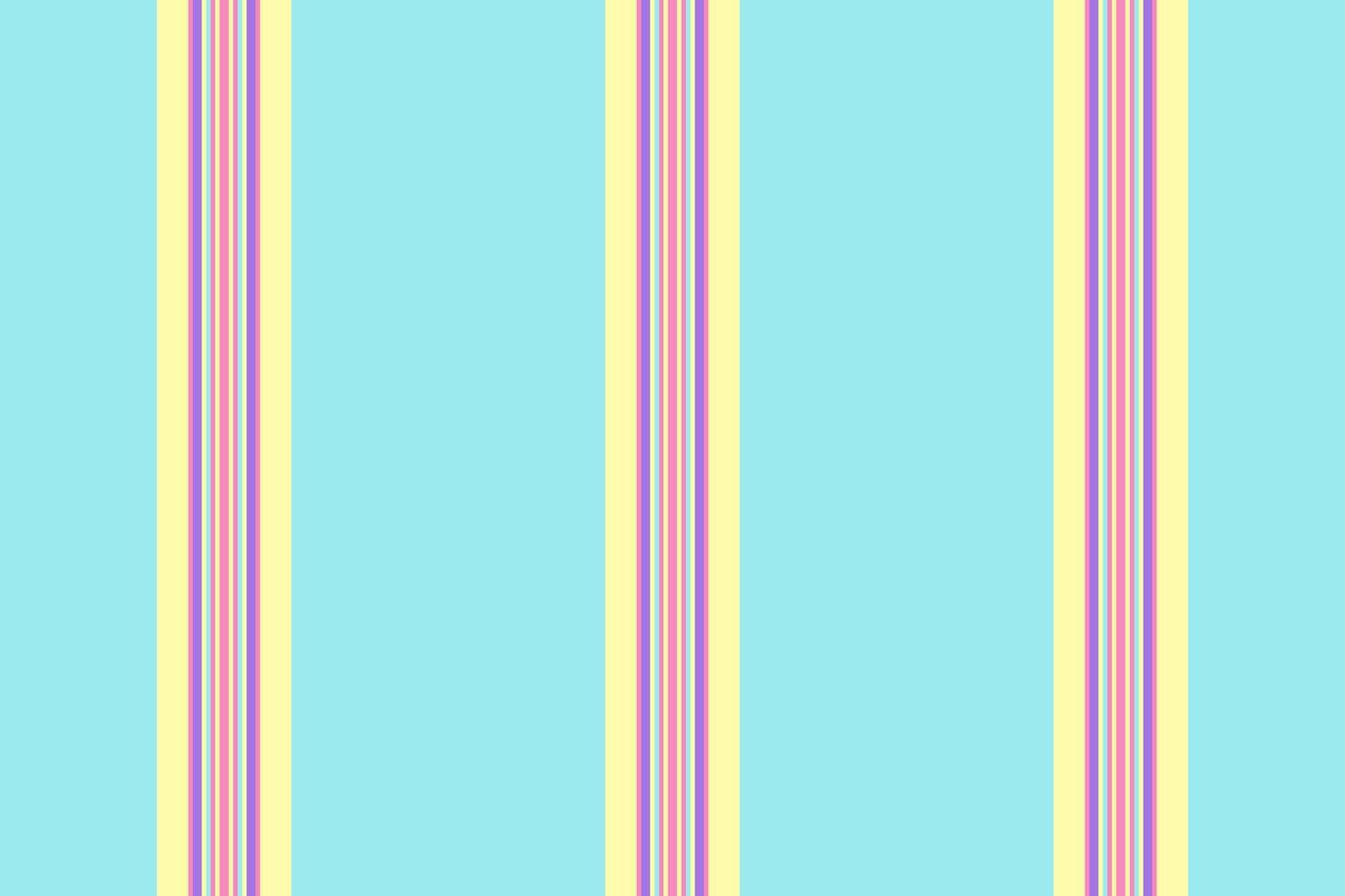 Dining stripe background fabric, blanket pattern lines seamless. Panjabi vertical textile texture in yellow and pink colors. vector