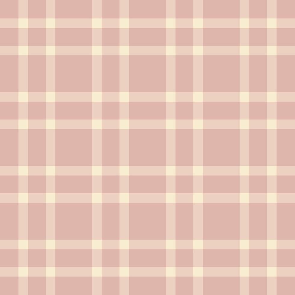 Greeting card pattern plaid seamless, website fabric tartan check. List background texture textile in light color. vector