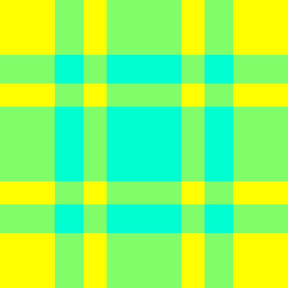 New york plaid check fabric, pillow seamless background . Menswear texture pattern tartan textile in green and yellow colors. vector