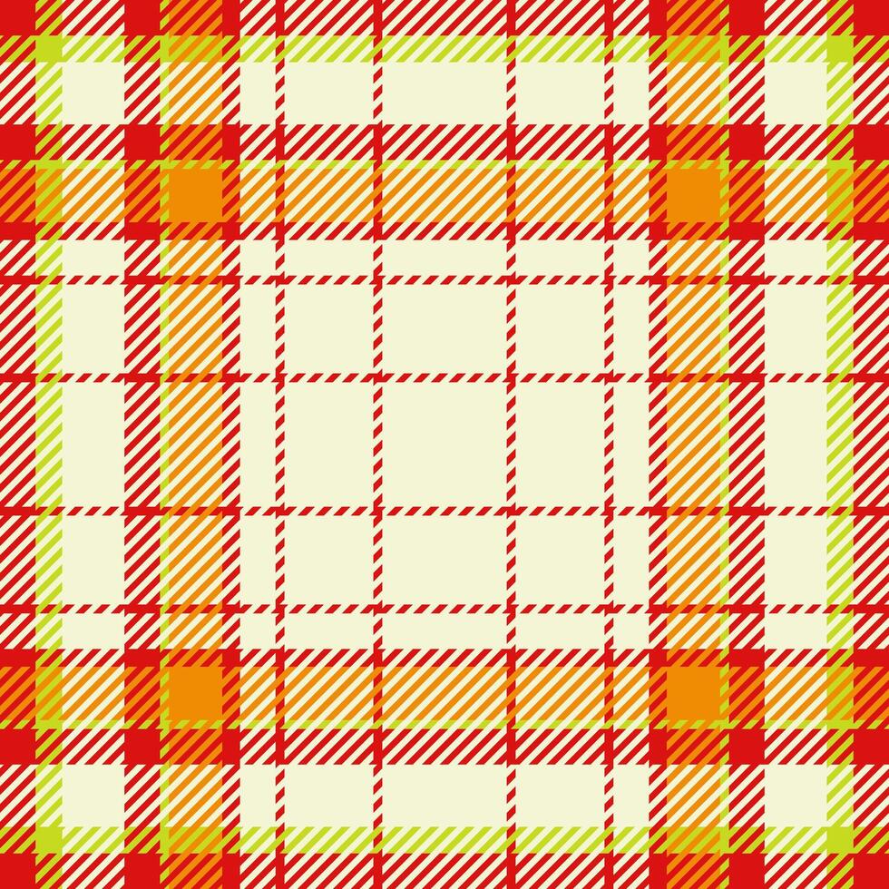 Jersey check fabric background, bright seamless texture plaid. December tartan textile pattern in light and red colors. vector