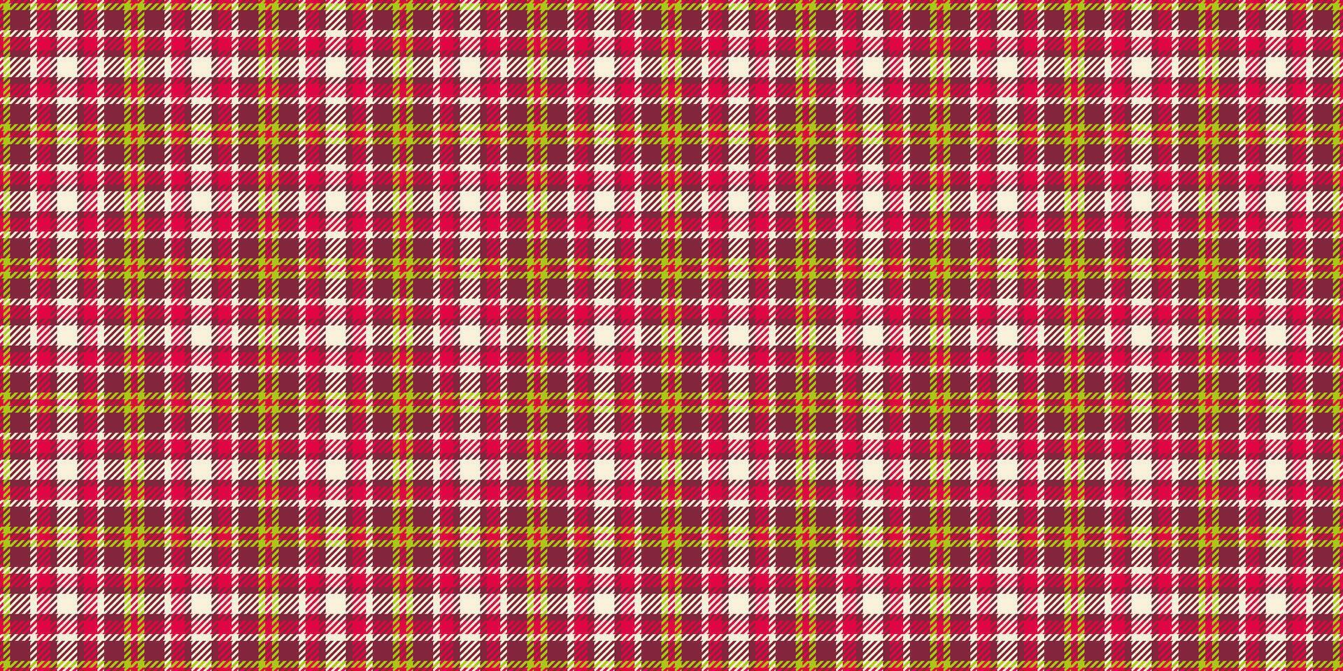 Customizable texture background textile, pano tartan pattern . Cozy seamless plaid fabric check in red and light colors. vector