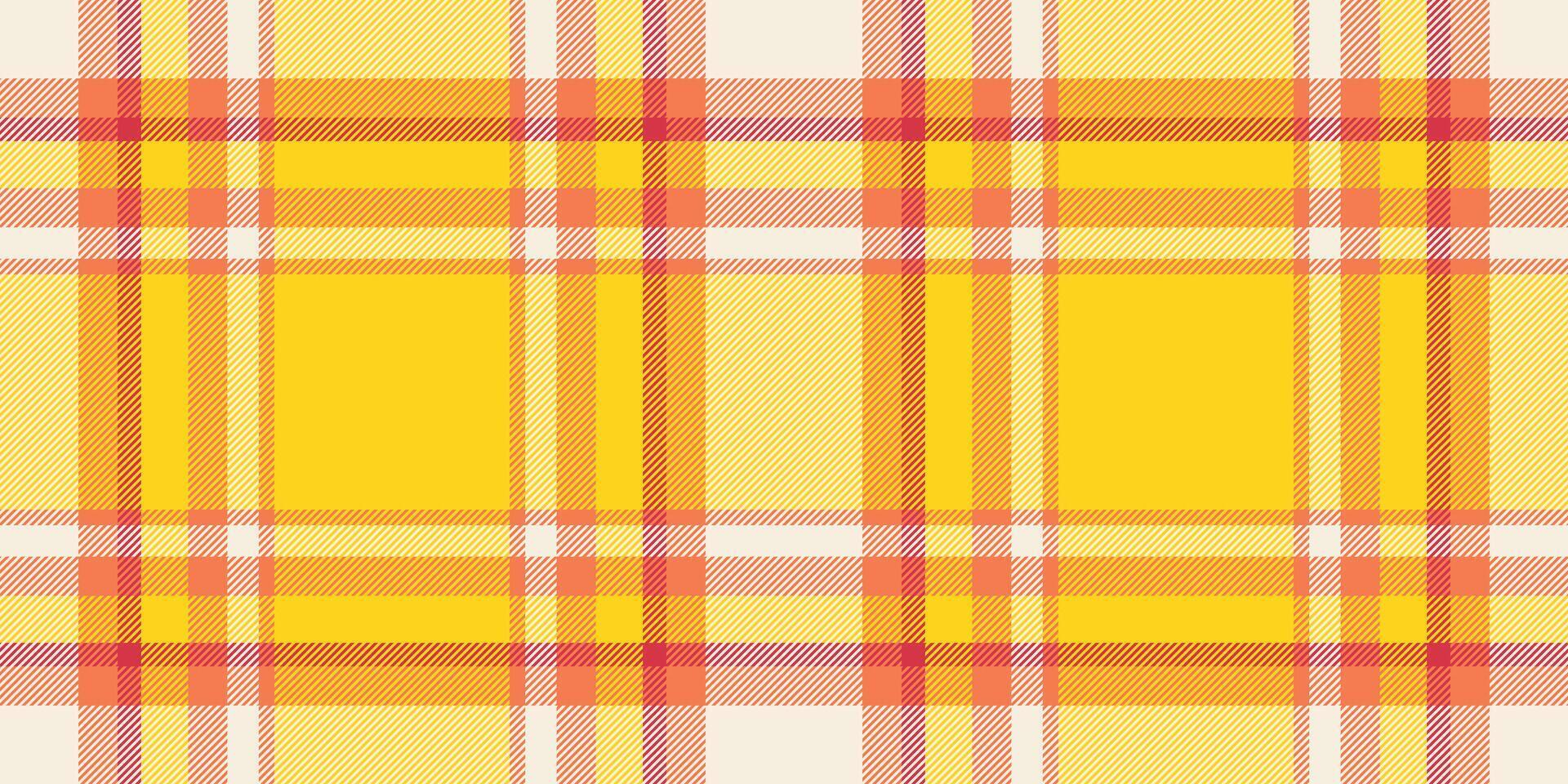 Dimensional texture tartan plaid, tough background check. Platform textile seamless fabric pattern in yellow and light colors. vector
