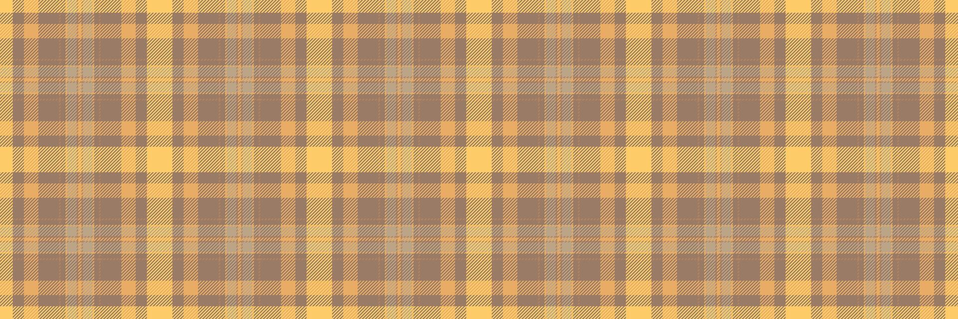 Motif tartan check, choose textile seamless fabric. Elegance background texture plaid pattern in orange and amber colors. vector