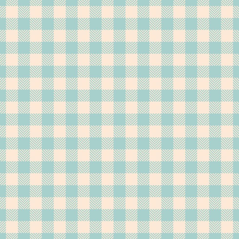Colour tartan pattern check, funky seamless fabric textile. Symmetry plaid texture background in light and antique white colors. vector