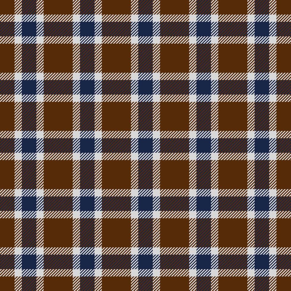 Blanket textile texture background, geometric plaid check fabric. Textured seamless tartan pattern in orange and gainsboro colors. vector