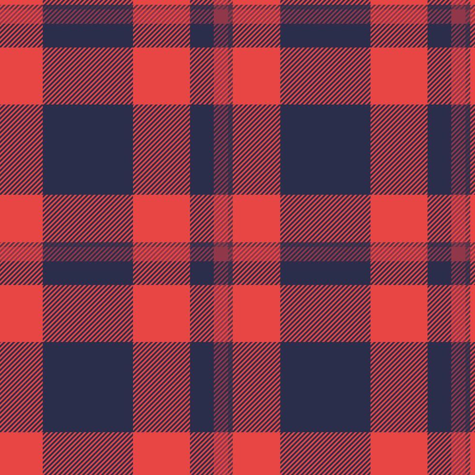 Picnic texture fabric pattern, multicolor tartan textile background. Nostalgic check plaid seamless in red and dark colors. vector