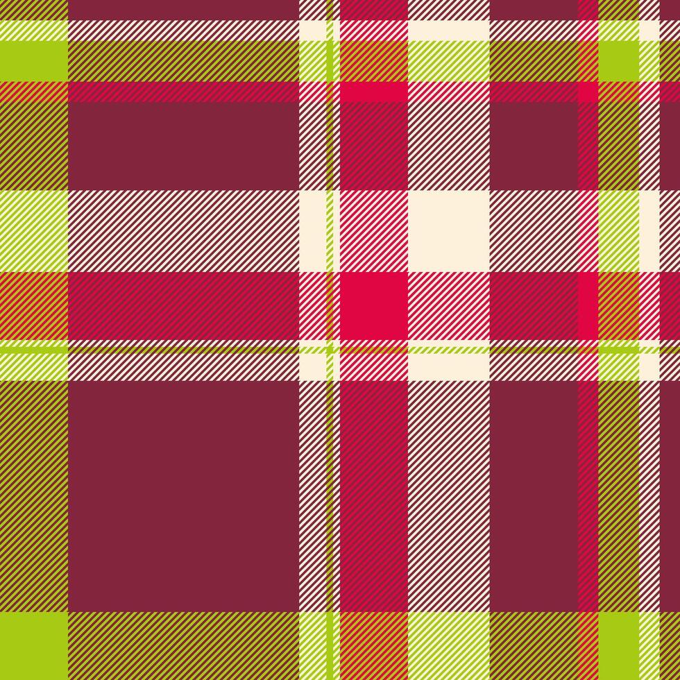 Tough tartan texture plaid, package seamless textile check. Design fabric background pattern in red and light colors. vector