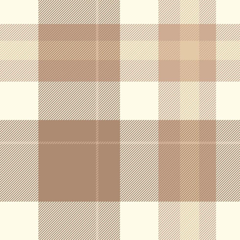 Page tartan seamless check, card pattern textile texture. Harmony background fabric plaid in light and orange colors. vector