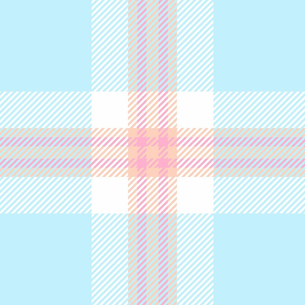 Motif texture fabric check, network plaid background. Argyle textile pattern tartan seamless in light and white colors. vector
