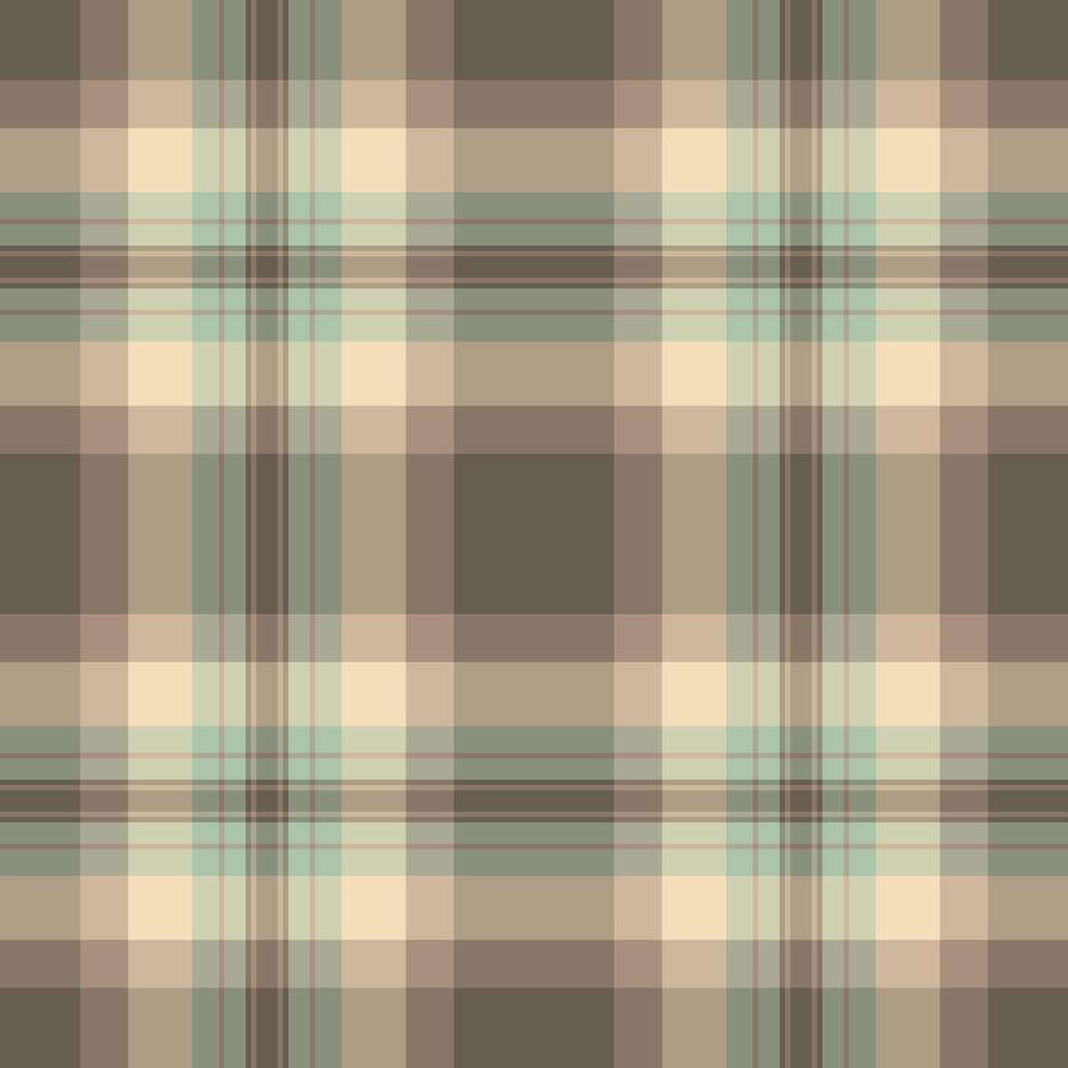 Upscale fabric plaid check, king seamless background texture. Male pattern textile tartan in pastel and light colors. vector