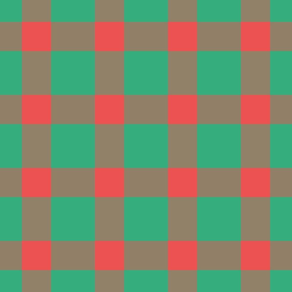Repetition seamless check tartan, magazine plaid textile. Royal fabric texture background pattern in pastel and mint colors. vector