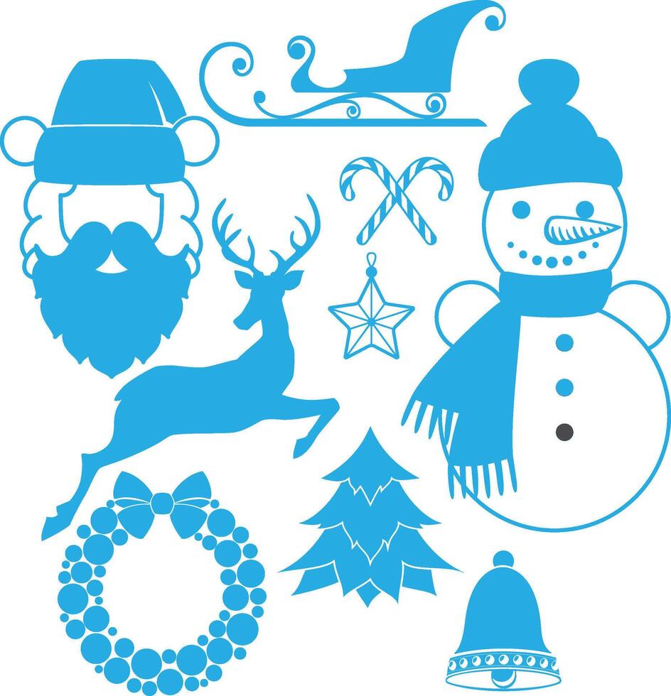 Merry and Bright Holidays vector