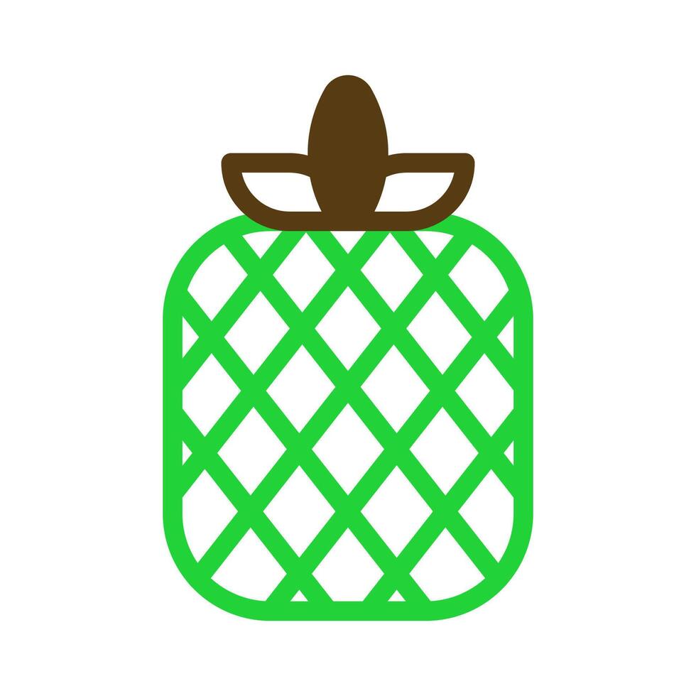 Pineapple fruit icon. Concept of healthy food and tropical fruit. vector