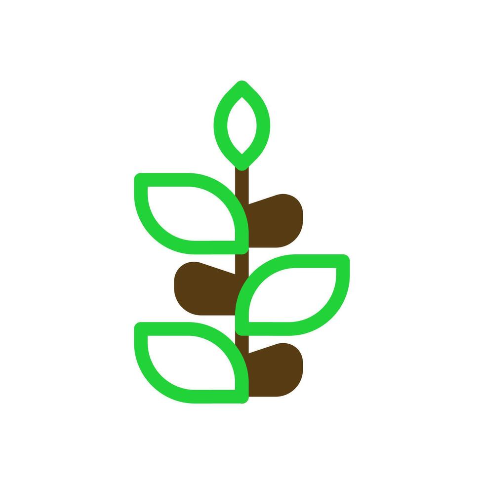 Green plant icon. Concept of growth, ecology, and sustainability. vector