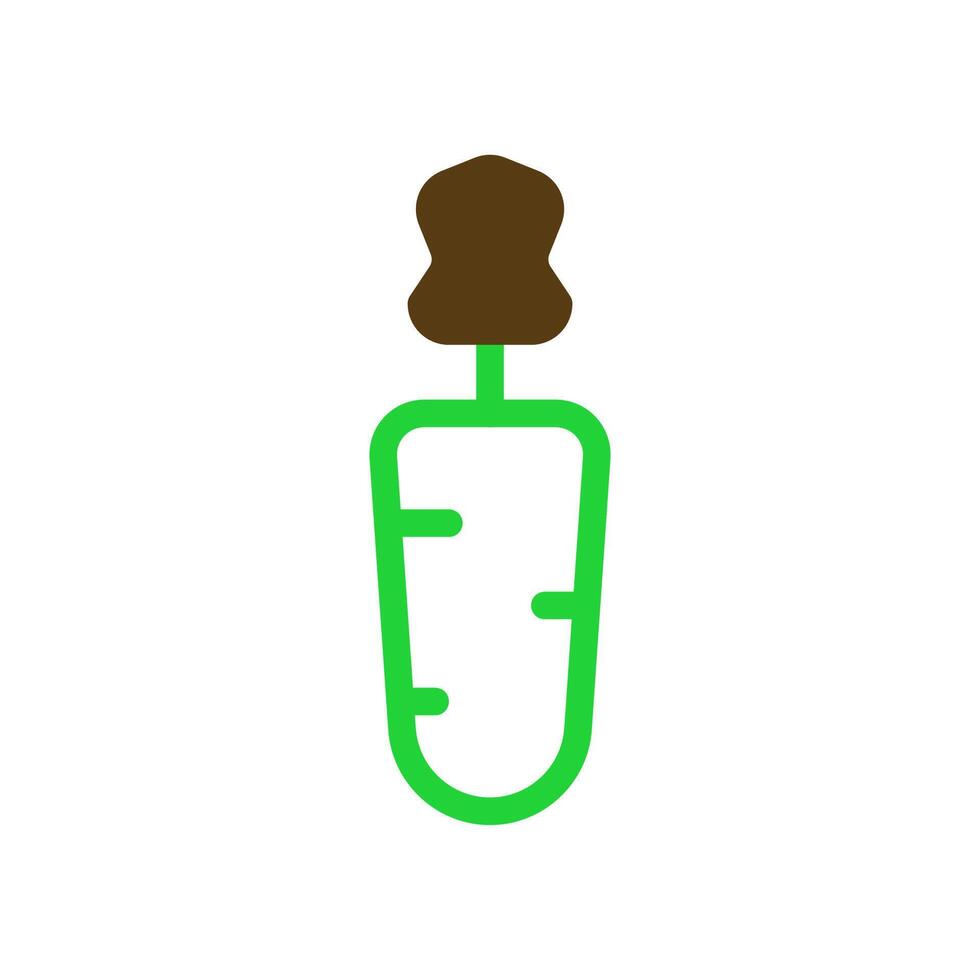 Carrot vegetable icon. Concept of healthy eating and nutrition. vector