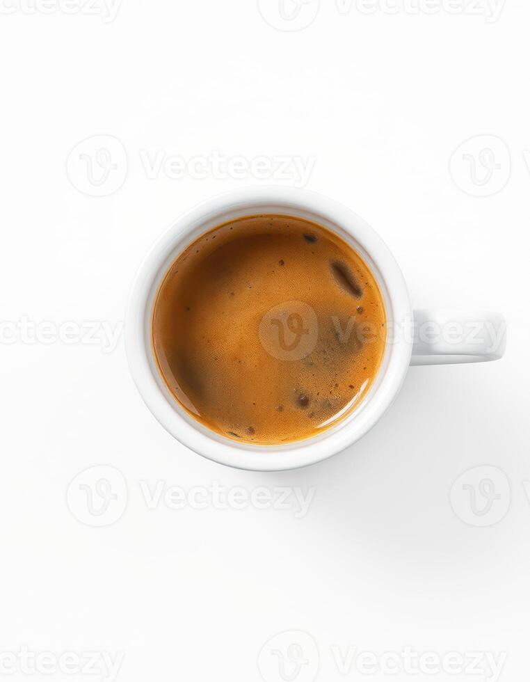 Enjoying a warm cup of espresso in a cozy setting during a quiet morning photo