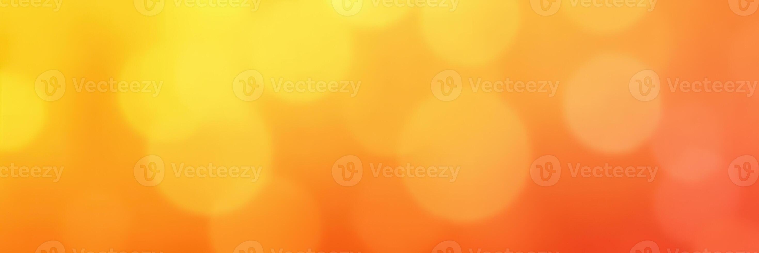 Vibrant orange and yellow bokeh lights create a warm atmosphere perfect for celebrations or festive events photo