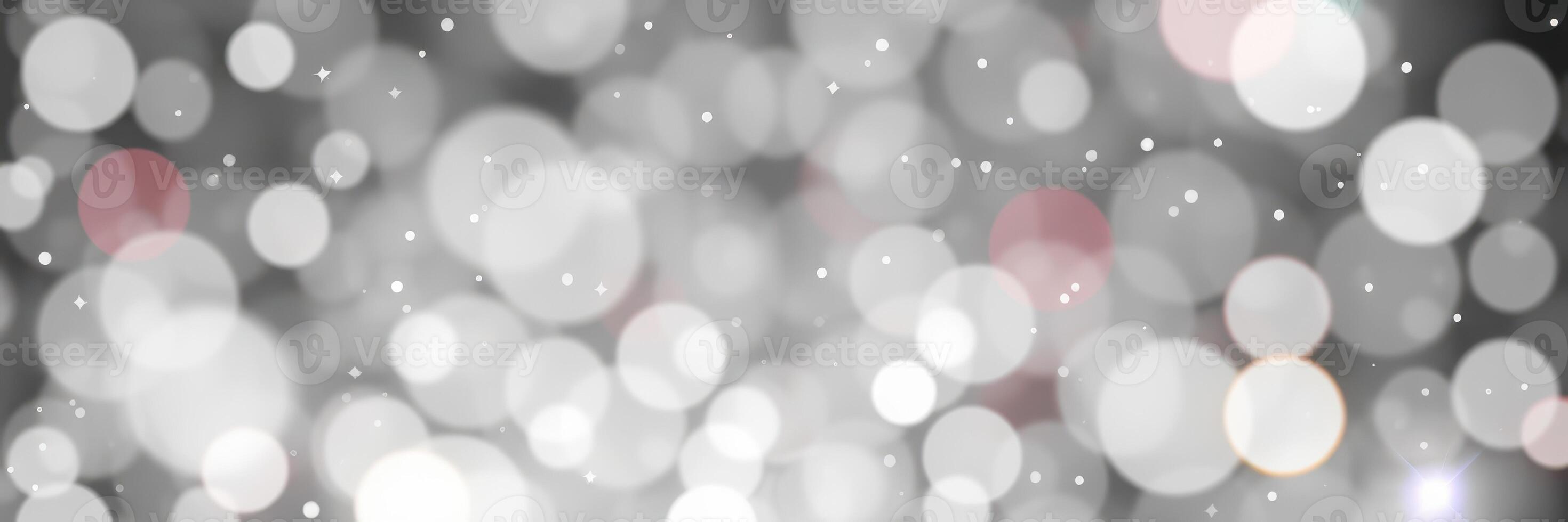 Festive bokeh effect creates a magical atmosphere for celebrations or events in bright light photo